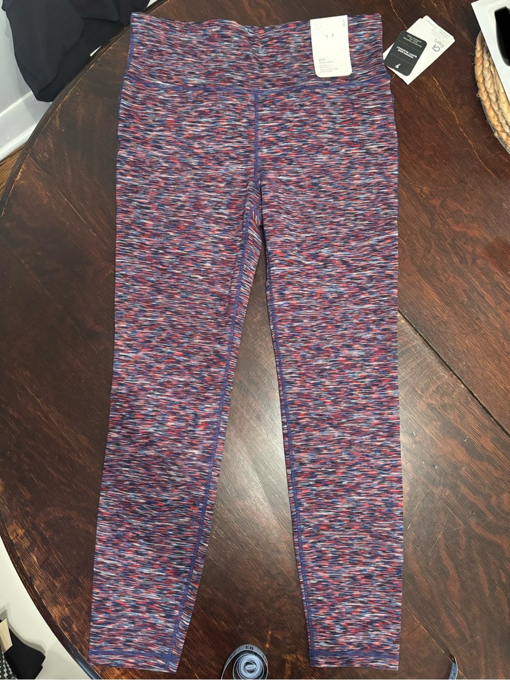 GAP GapFit Multicolor Space-Dye Leggings — Purple, Pink, Blue